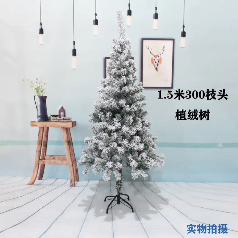 High-Quality White Artificial Snow Christmas Tree
