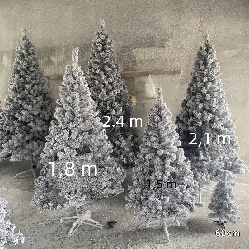 High-Quality White Artificial Snow Christmas Tree